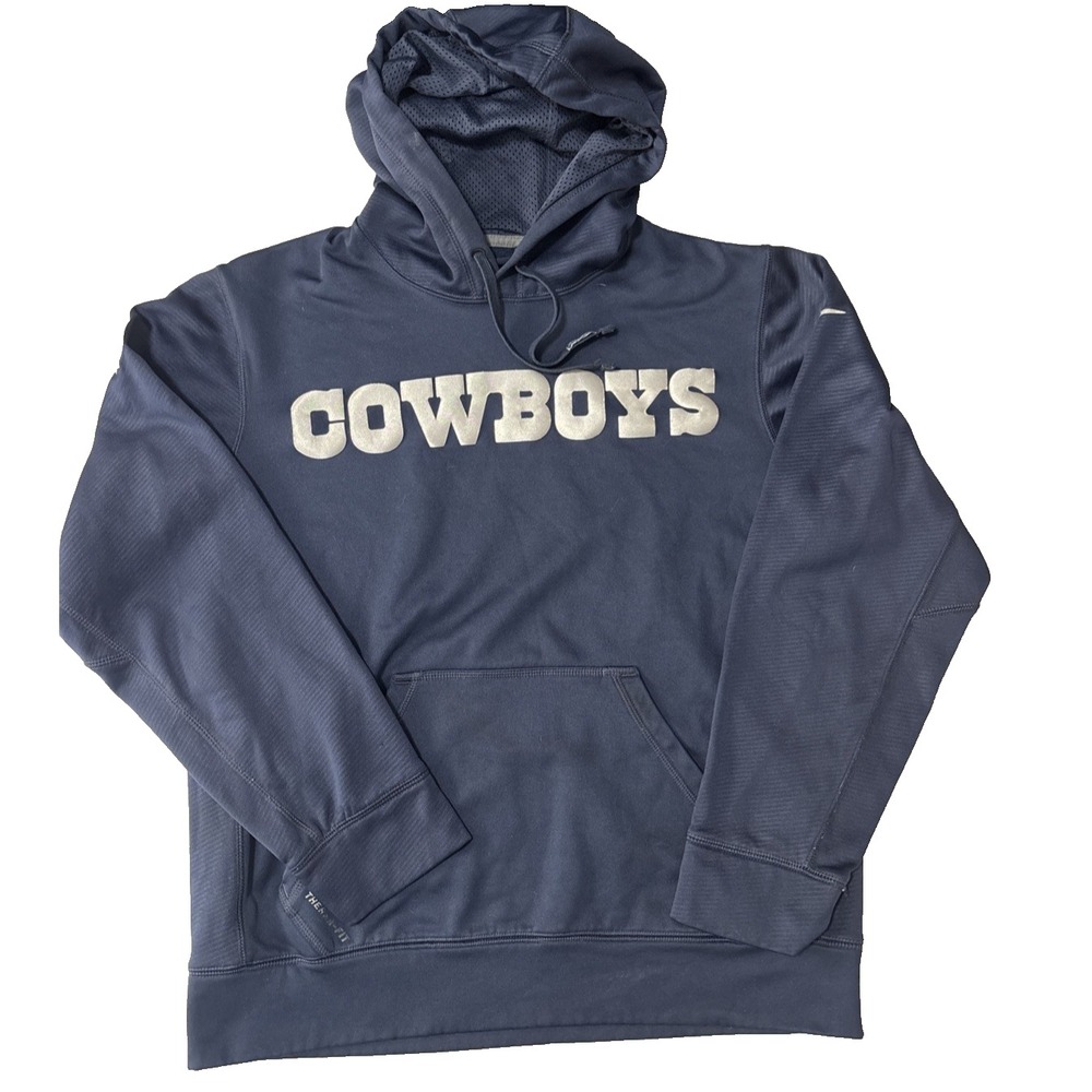 Nike Therma-Fit On Field Apparel Men's Small Cowboys Hoodie Athleisure Football